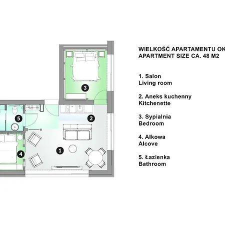 アパート Tatiana Esencja ザコパネ